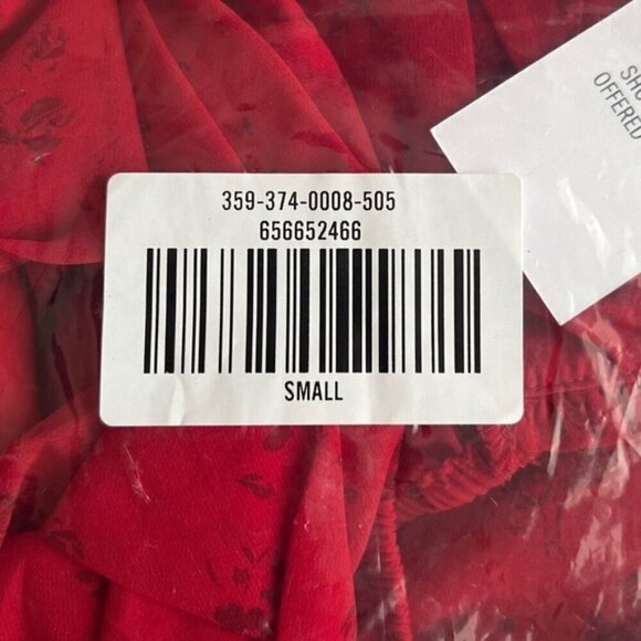 Hollister - Ladies, Ruched Sweetheart Dress - Red. Size: S. NWT. - Picture 3 of 7